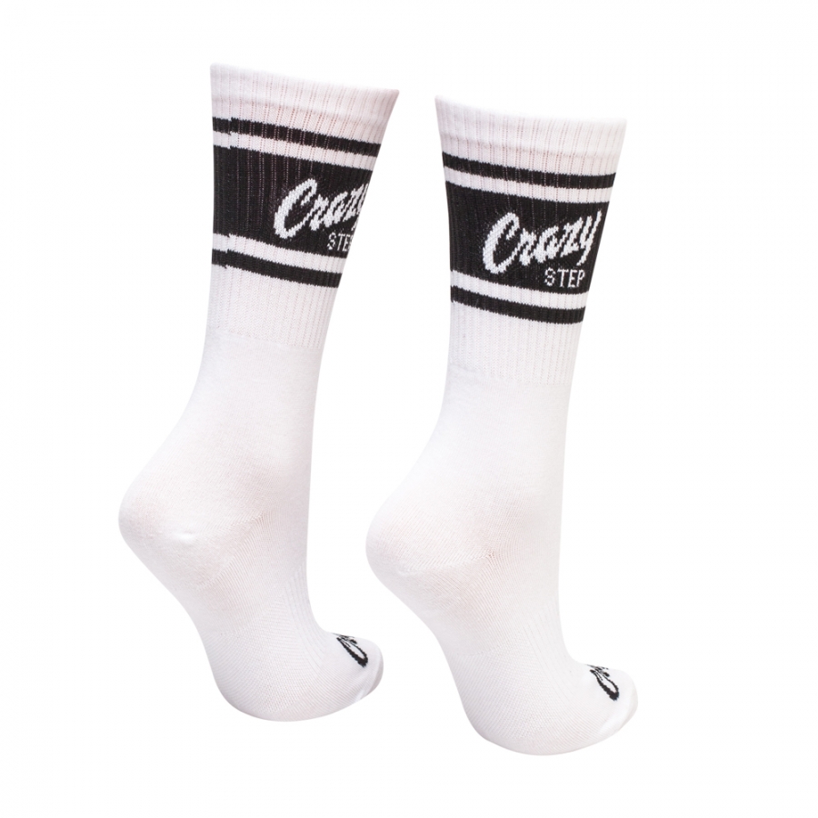 Vysoké sportovní ponožky bílé